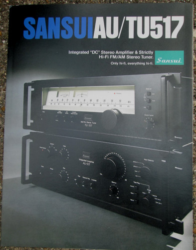Sansui tu517 stereo amp - sansui, /tu517