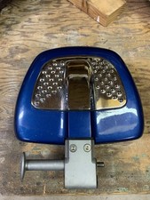 BMW R1200C Folding Backrest Passenger Seat Blue With Black Leather