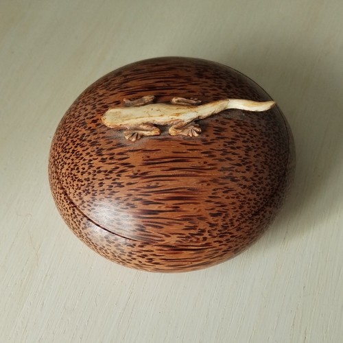 Boîte bijoux ronde en - à,