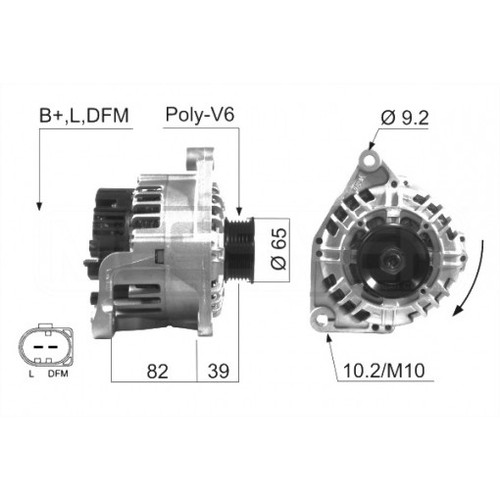Alternateur eb071q 113751 - eb071q,