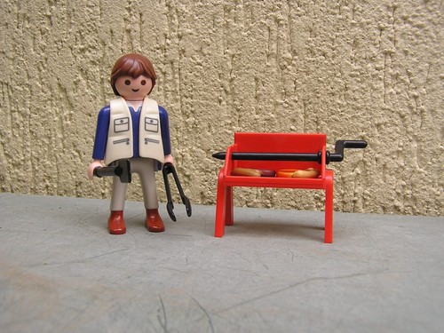 Playmobil barbecue avec - barbecue,