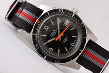 Cauny Submarine Diver’s Watch! Vintage 60’s ! 38mm Case! Caliber AS 1803! E48
