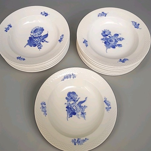Set blue flowers braided - 12,