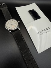 Nomos Glashutte Club Campus 735 Steel 38.5mm Manual Wind, Exhibition Back