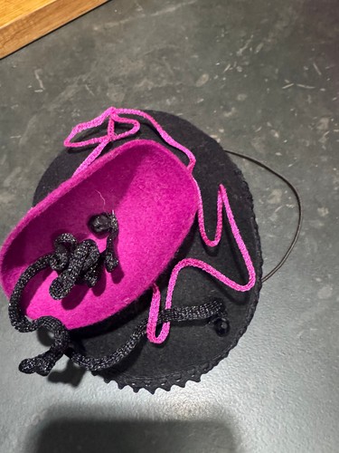 Bibi fascinator noir fuchsia - bibi,