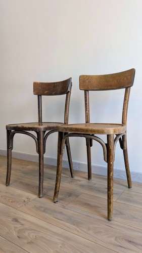 Paire chaises bistrot - chaises,