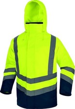 Parka Panoply Optimum-Hv Jaune-Fluo/Bleu Taille L