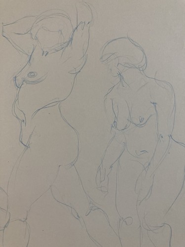 Dessin papier femme nue - dessin,
