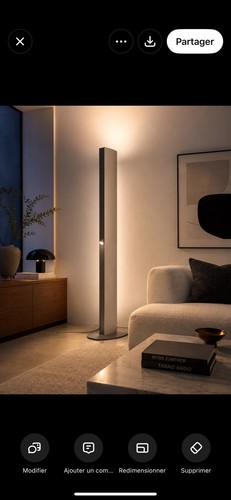 Lampadaire échos artemide - lampadaire,