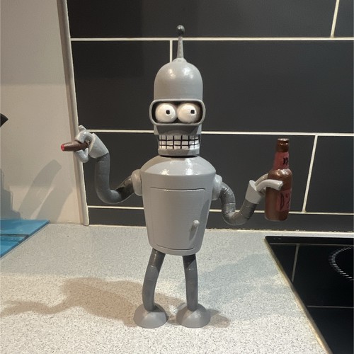 Figurine bender futurama avec - bender,