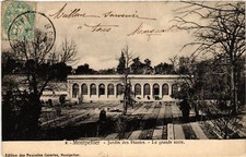 Old postcard Montpellier - Jardin des Plantes - La Grande serre (518718)