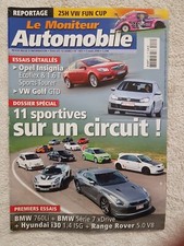 LE MONITEUR AUTOMOBILE  N°1451 05/08/2009 GOLF INSIGNA VW FUN CUP BMW 760 RANGE