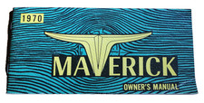 1970 Ford Maverick Owner's Manual NOS