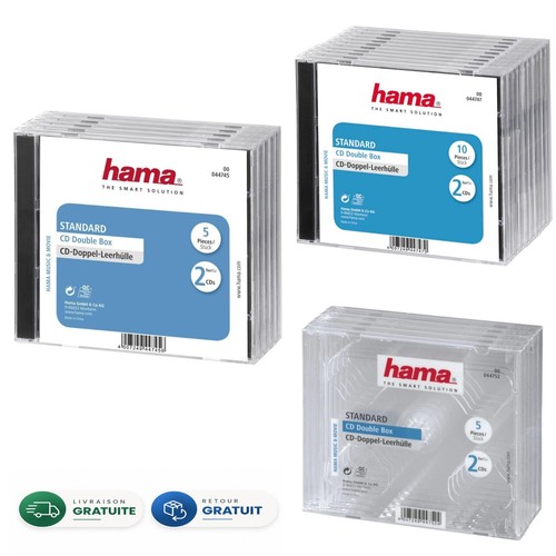 Hama boîtier double - hama, cd