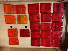 Job lot Opel Kadett B 1. Series Rear Light Taillight Glass (Y1317) New NOS