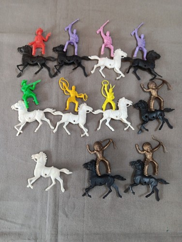 Lot figurines cowboys - 1, de