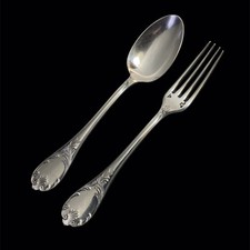 CHRISTOFLE cutlery model Marly fork and spoon 1