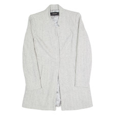 ZARA BASIC Manteau Femme Gris