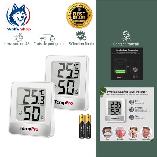 Temppro tp49 thermomètre - temppro,