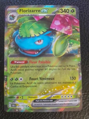 Carte pokémon florizarre - pokémon, ex