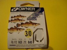 Hameçons OWNER Montés  3/0