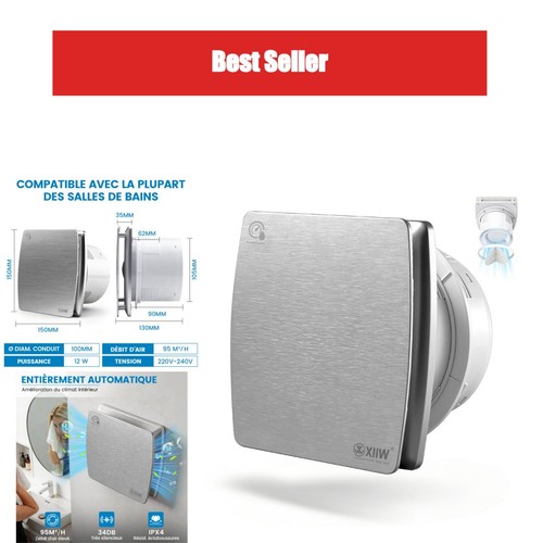 Xiiw extracteur air 100mm - extracteur, d'air