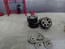 1/24 3sdm 006 Wheels Tires & Brake Discs for diorama or diecast UNPAINTED