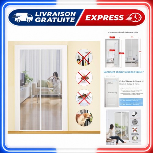 Mycarbon moustiquaire porte - moustiquaire,