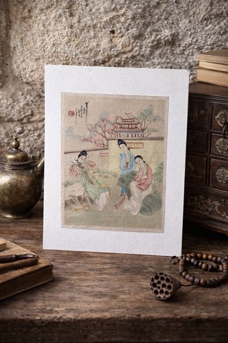 Peinture chinoise ancienne sur