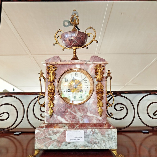 Horloge marbre bronze - marbre,