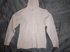 Gilet Crème Blanche Porte 38