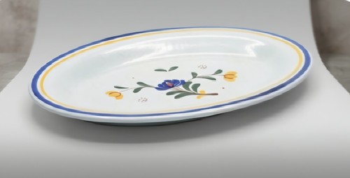 Plat ovale faïence - faïence, de