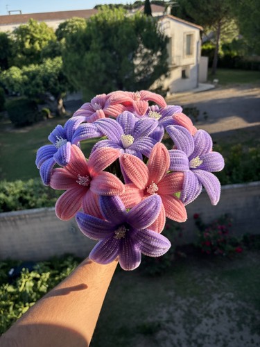 Bouquet fleurs fil - 10,