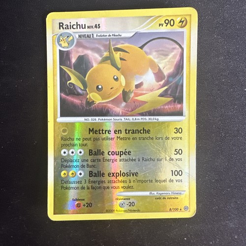 Raichu 100 reverse - 8/100, holo