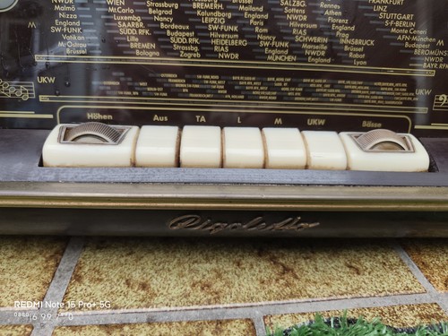 Antique tube radio nordmende - radio,,