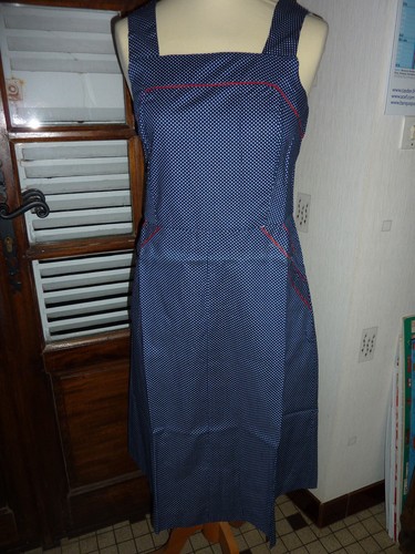 Tablier blouse seventies - ,