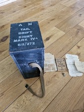 WW2 RAF Tail Drift  Sight Mark IVa 613/272 Box with some other RAF related items