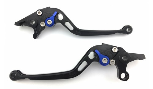 Paire leviers longs noir bleu - paire,
