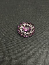 BIJOU ANCIEN BROCHE MÉTAL DORÉ