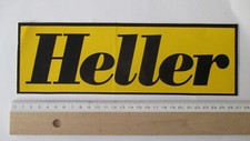 Large Vintage HELLER Models Store Showcase Sticker 27 x 8.7cm