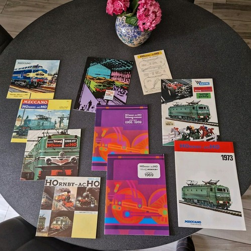 Hornby lot 9 catalogues - ho,