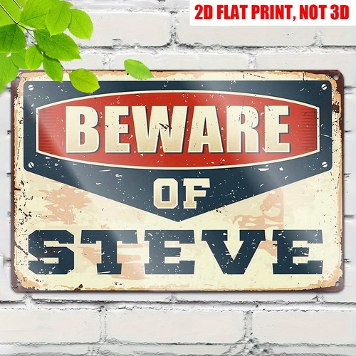 Vintage beware steve metal - beware, of