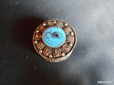Ancienne boite métal Argent Pierre Bleue