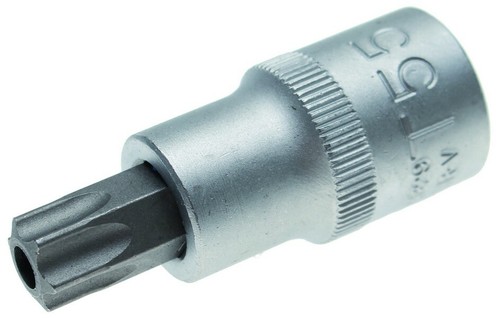 Douille torx mâle t55 - mâle, percé