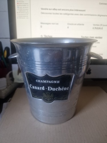 Seau champagne canard - à, de