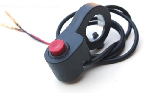 Bouton poussoir guidon moto - bouton,