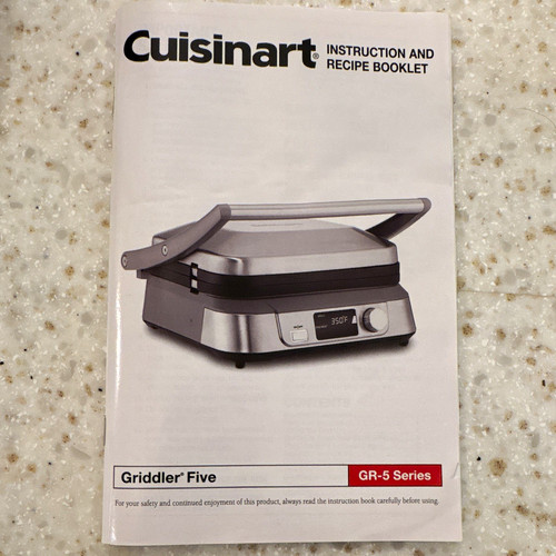 Cuisinart griddler five - griddler, gr-5