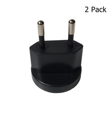 2-Pack Parrot AR Drone 2.0 2-Pin EU Replacement Plug Adapter