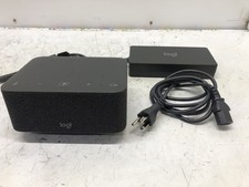 LOGITECH LOGI DOCK A00161 ALL IN ONE LAPTOP DOCK USB C SPEAKER PHONE TESTED GREY