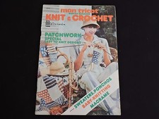 Mon Tricot Magazine Knit & Crochet 1976 Patterns Knitting Afghan Poncho 1970s